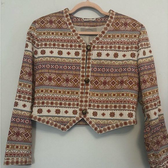 Vintage Bogner Bolero‎ Style Jacket Size US 10 - Picture 1 of 7